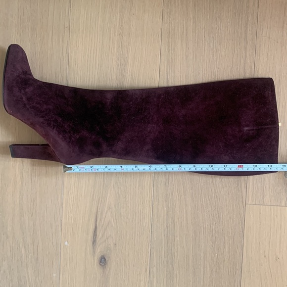 SALVATORE FERRAGAMO suede knee boots - Picture 6 of 7